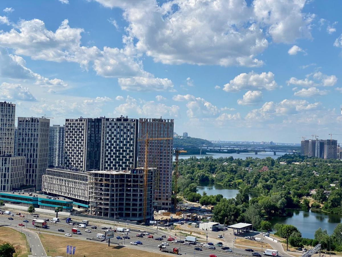 Apartments With Dnipro View Kiev Luaran gambar